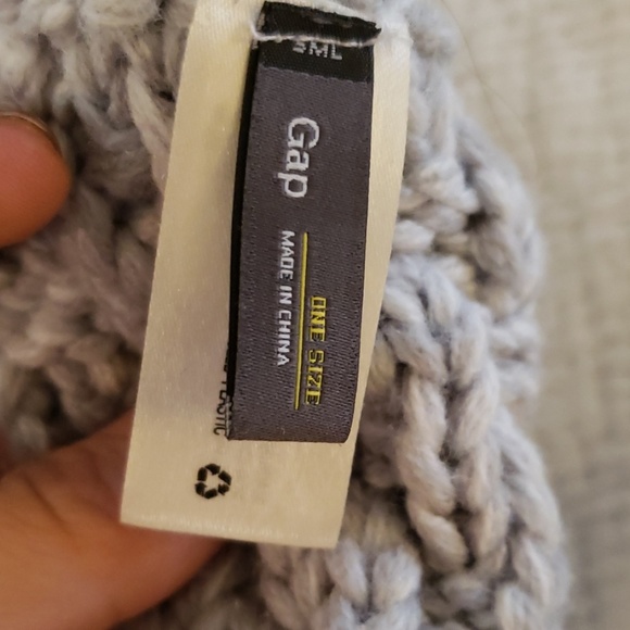 Gap grey chunky wrap scarf - Picture 4 of 4